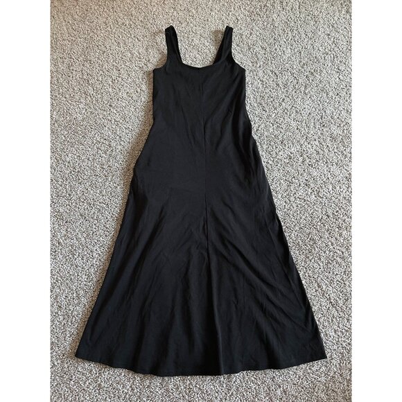 Vince Womens Black Maxi Dress XXS Sleeveless A-Line Cotton Blend Stretch Fabric - Picture 12 of 12